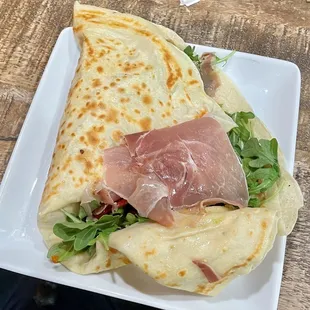 Piccola Gelateria, Magazine Street. Prosciutto Crepe ... excellent.