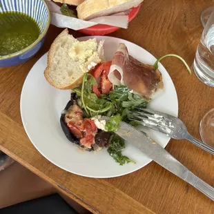 A few apps on a plate