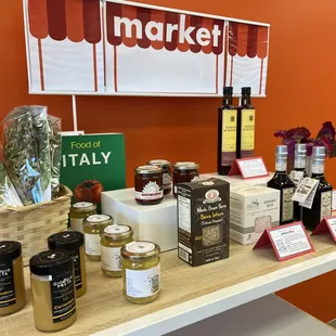 a variety of products