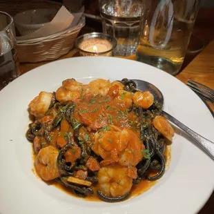 Spaghetti Seafood Arrabiatta