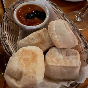 Complimentary bread - we went to town on this bc we have to pay back in CA.