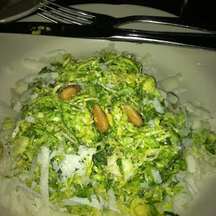 Shaved Brussel Sprout Salad