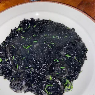Squid Ink Risotto