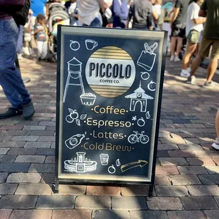 Signage on a busy street