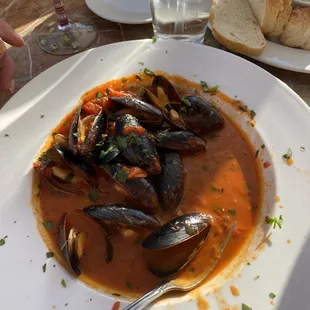 Mussels appetizer