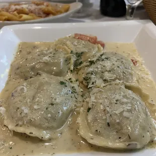 Homemade Mushroom Ravioli