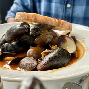 Vongole and mussels