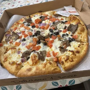 Gyro pizza