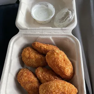 Jalapeno Poppers with ranch