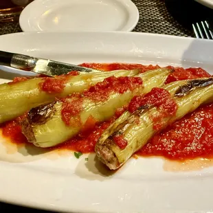 Sausage Stuffed Hot Peppers (Appetizer)