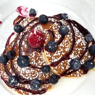 Fluffy ricotta pancakes