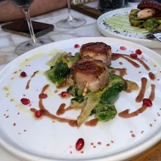 Capesante Pancetta e Scarola