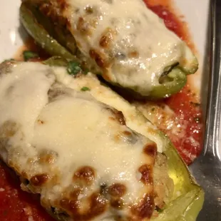 Stuffed cubanelle peppers