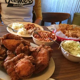 Family style dinner for 4