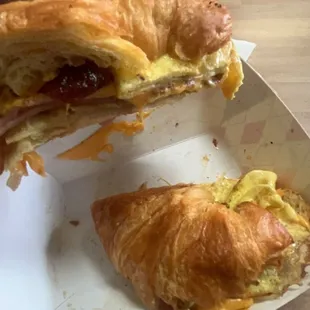 Egg and cheese Croissant