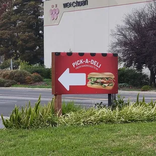 Roadside sign