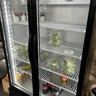 Cold case with chicken salad