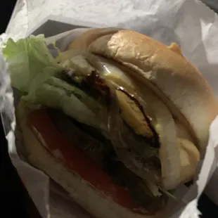 Single Deluxe Cheeseburger