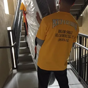 The right equipment for any job. Stairs and all