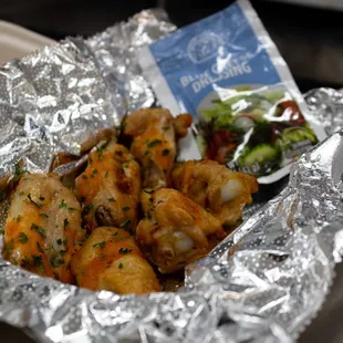 a close up of a plate of food