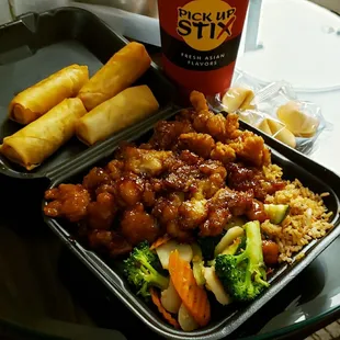 Veggie Egg Rolls, 3 item Combo