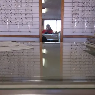 That's me, waiting for my glasses!