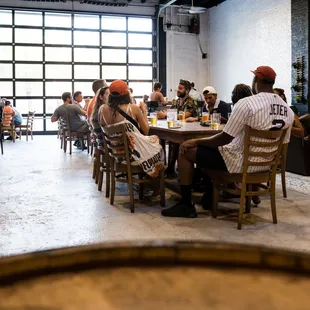 people sitting at a table