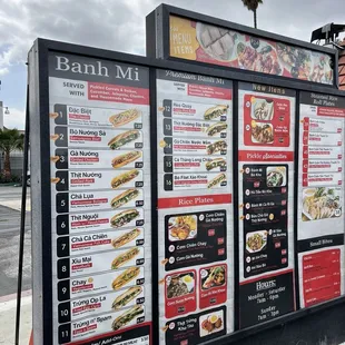 Menu - March 2025