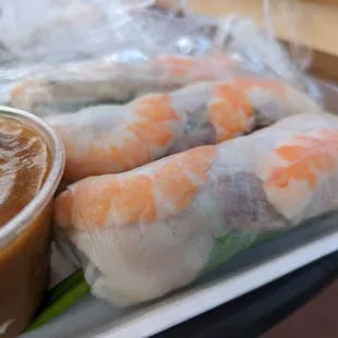 Shrimp and pork spring roll