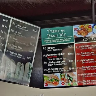 Pickle Banh Mi: Banh Mi menu April 2024