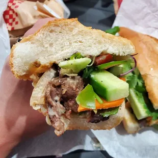 Lomo Saltado Banh Mi