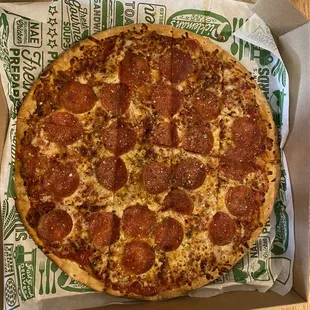 Pepperoni pizza