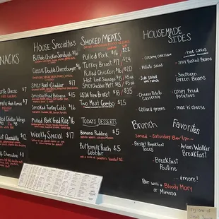 Menu board can contain "SPECIAL" menu items