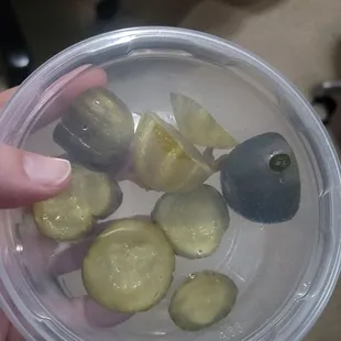 Sour (old dill) pickles I took home
