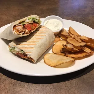 Our amazing chicken wrap!