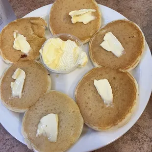 Silver dollar pancakes