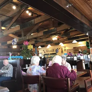 The interior hasn't ever been updated is my guess.