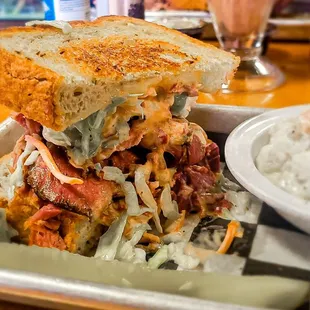 Half Bronx Cheer w/potato salad