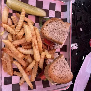 128. Turkey Club Sandwich