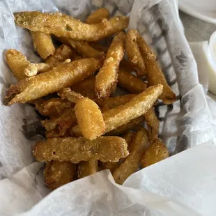 Fried pickle spears