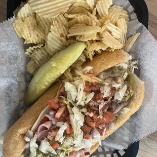 Italian Hoagie special is delicious and $15
