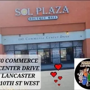the front of sol plaza mall