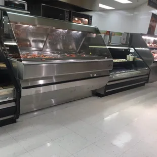 Hot food, take and bake pizza, sushi