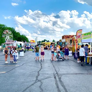 At least 10 food truck vendors.  #UpCloseSavor