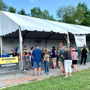 Bring ID to enter the beer tent.  #UpCloseSavor