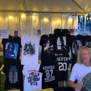 Merch tent always supports the band without all the middlemen getting an unnecessary slice of the $$.  Support the band. #UpCloseSavor