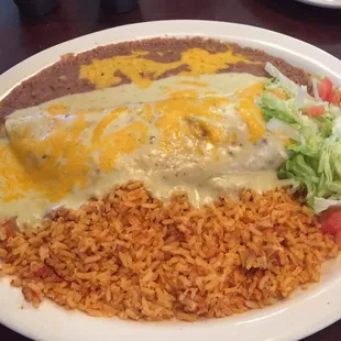 #16, chicken Chilli burrito with quest