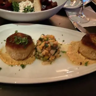 Crab cake app. Delicious.