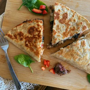 brisket quesadillas