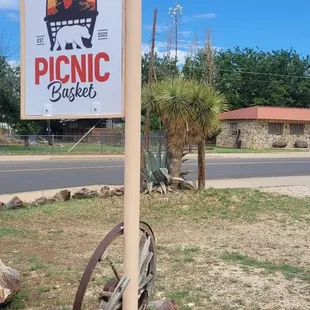 Look for this sign to find it.